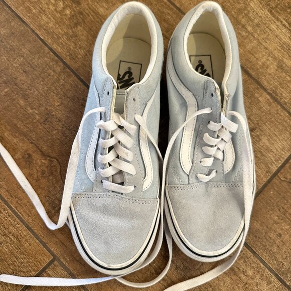 Women's Baby Blue Vans (Sk8-Lo) - Picture 8 of 8